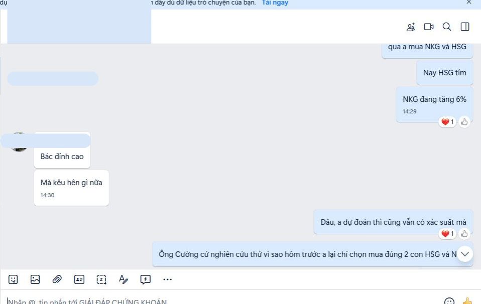 Phản hồi của học trò chứng khoán 3
